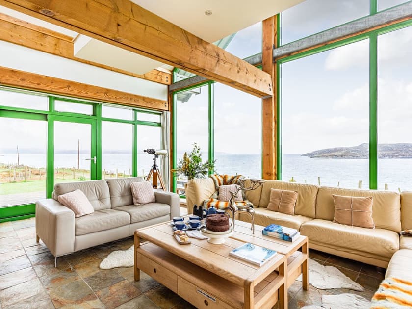 Living area | Longa House, Gairloch