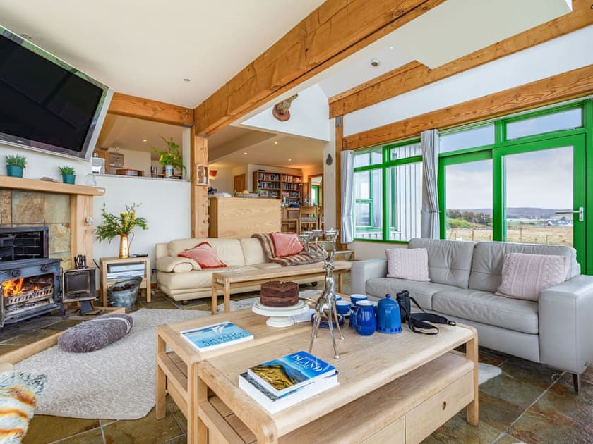 Living area | Longa House, Gairloch