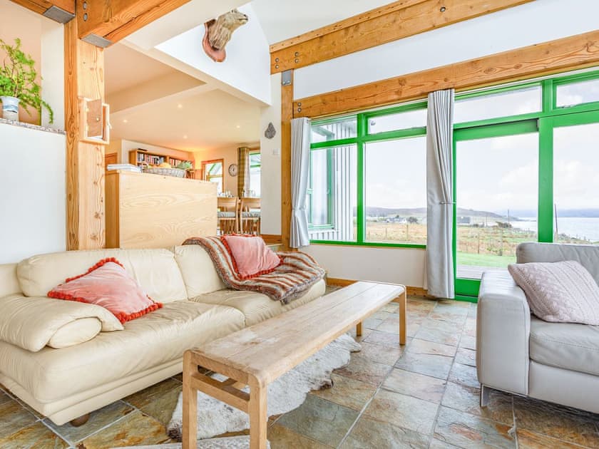 Living area | Longa House, Gairloch