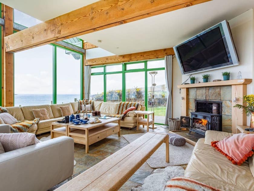 Living area | Longa House, Gairloch