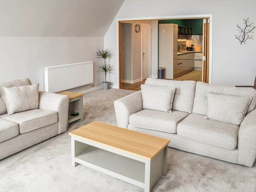 Living area | Gleaner Lea Apartment, Campbeltown