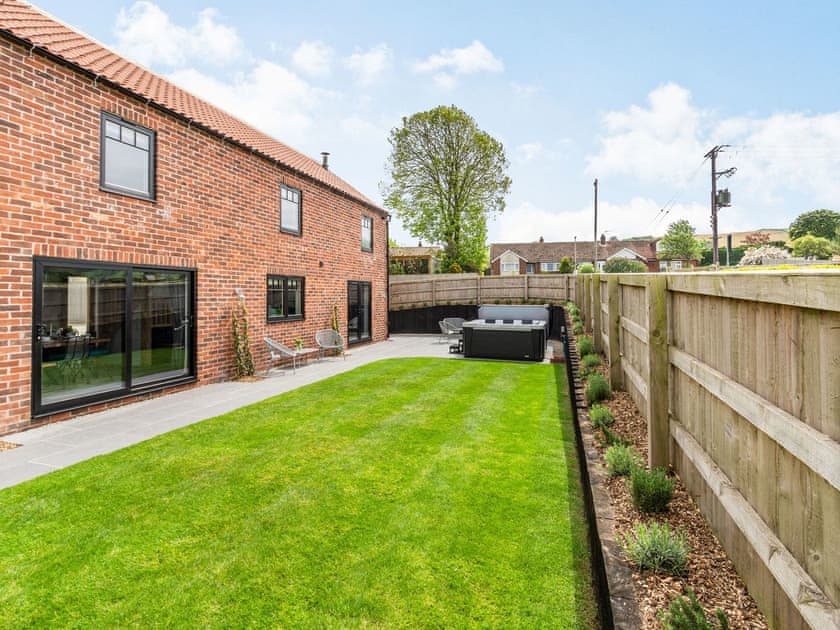 Garden | Reed Cottage - Manor Farm Cottages, Flixton, near Filey
