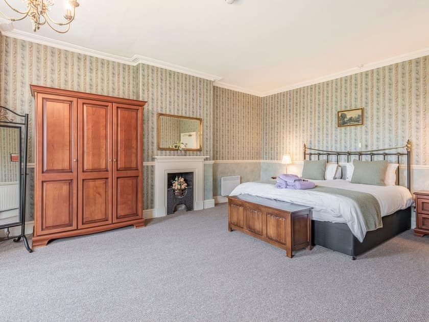 Double bedroom | Edderton Hall Country House, Welshpool