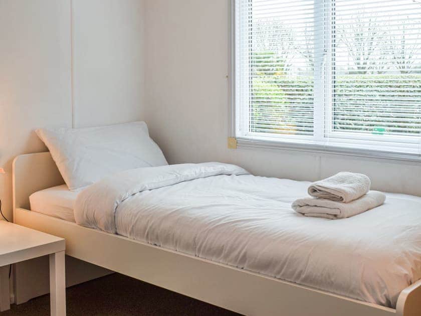 Single bedroom | The Caravan and Motorhome Club- The Lodge - The Caravan & Motorhome Club, Truro