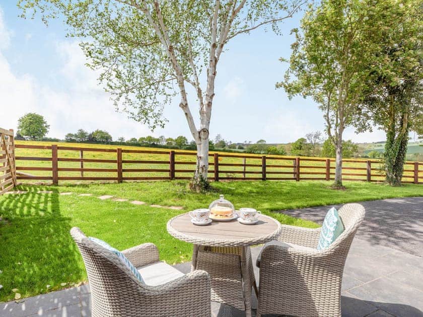 Patio | The Tack Room - Castle Chase Cottages, Ayston, Nr Uppingham