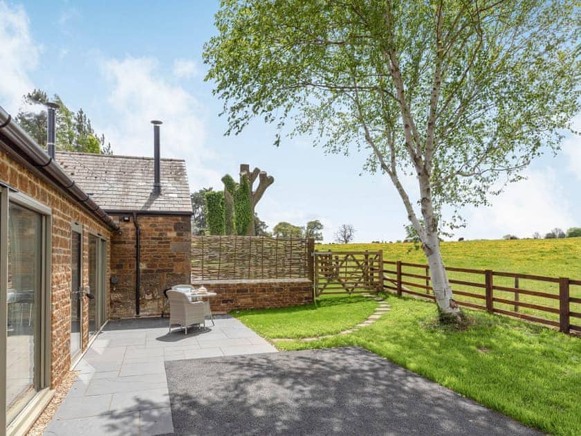 Patio | The Tack Room - Castle Chase Cottages, Ayston, Nr Uppingham
