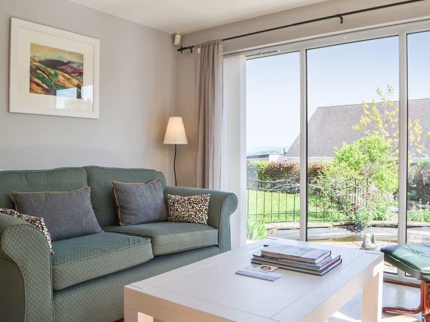 Living area With view over front garden | Pippin Howe, Seaton