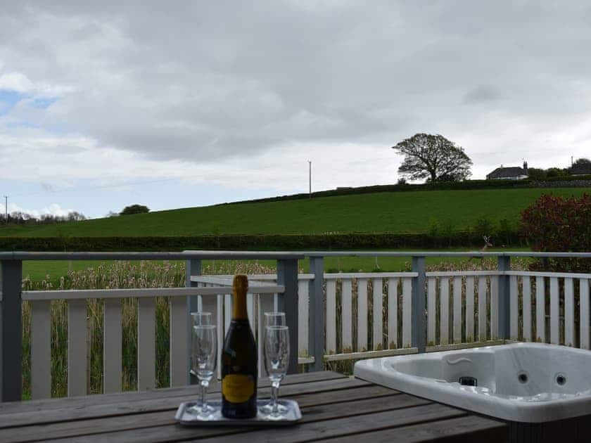 Terrace | Pine Lodge - Dale Garth Lodges, Mascalles, near Ulverston