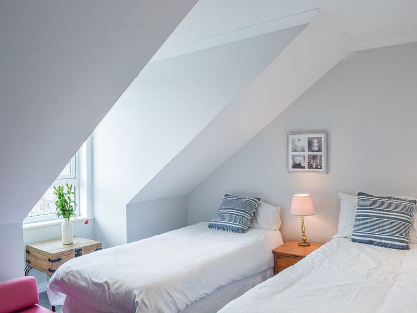 Twin bedroom | The Seaside Suite, Helensburgh, near Loch Lomond