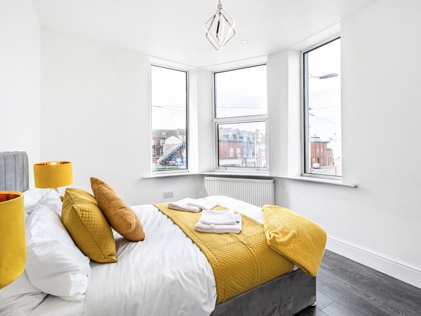Double bedroom | Sea View Apartment One - Fylde Coast, Blackpool