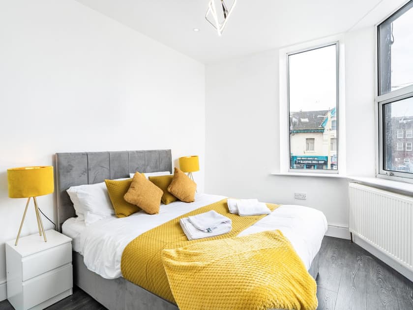 Double bedroom | Sea View Apartment One - Fylde Coast, Blackpool