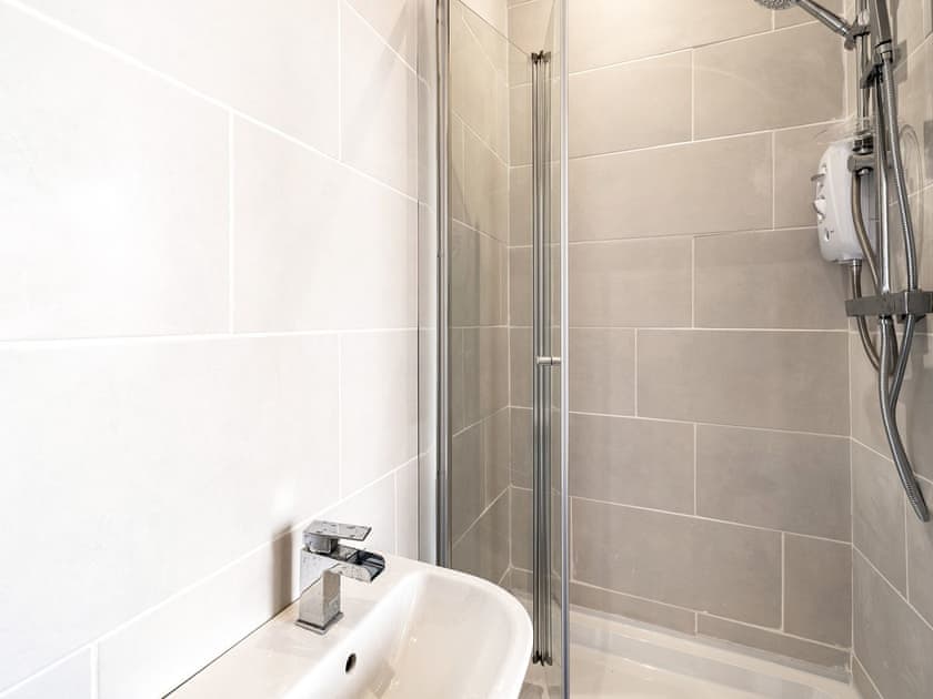 Shower room | Sea View Apartment One - Fylde Coast, Blackpool