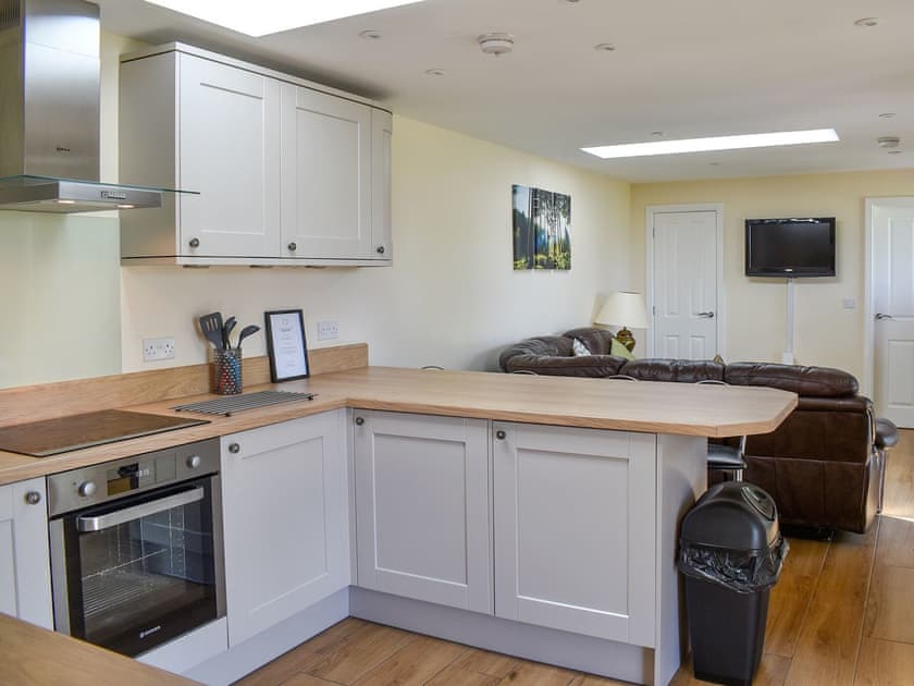 Open plan living space | Sherwood Forest Lodge 1 - Sherwood Forest Lodges, Kings Clipstone, near Mansfield