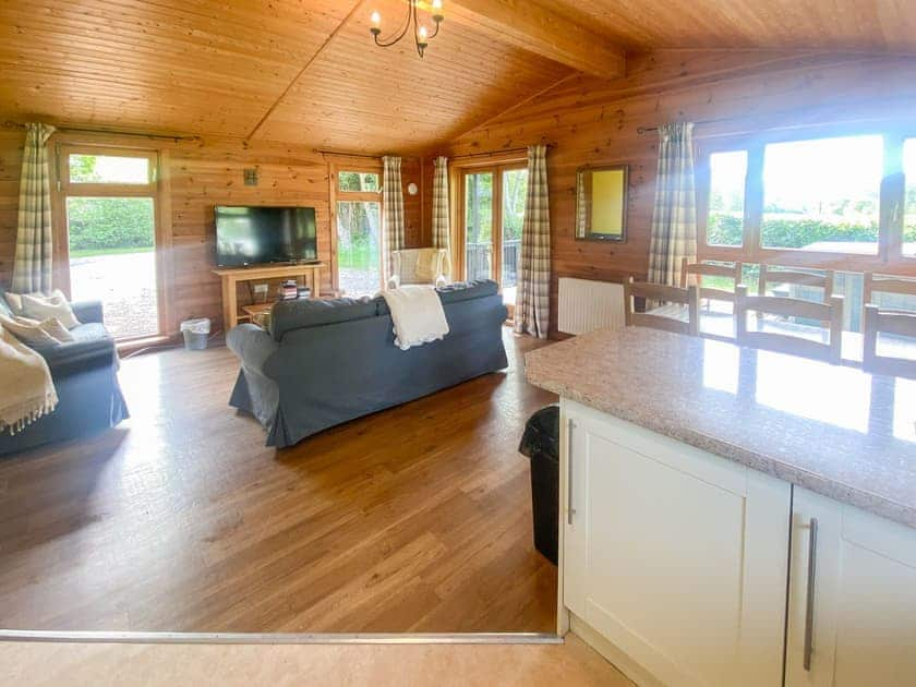 Open plan living space | Edw Lodge - Boatside, Aberedw, near Builth Wells