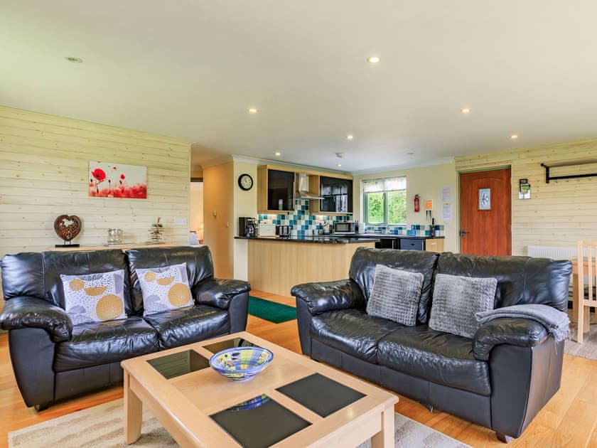 Open plan living space | Primrose Lodge - Higher Shorston Lakes and Lodges, Holsworthy, near Bude