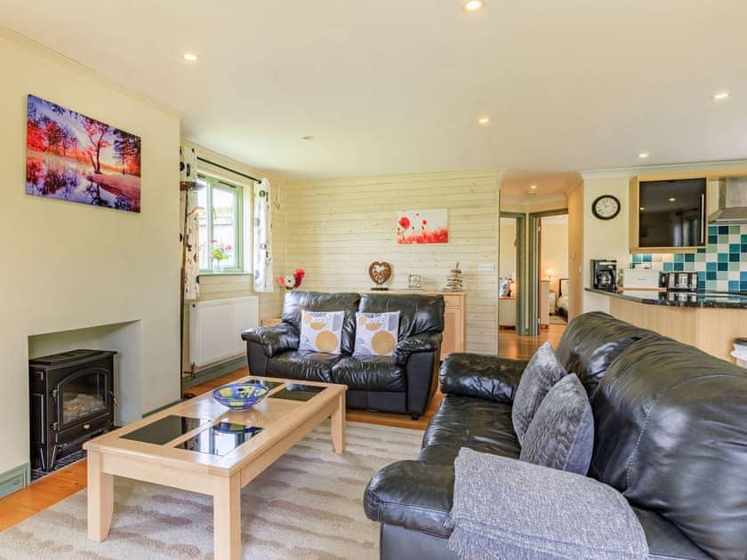 Living area | Primrose Lodge - Higher Shorston Lakes and Lodges, Holsworthy, near Bude