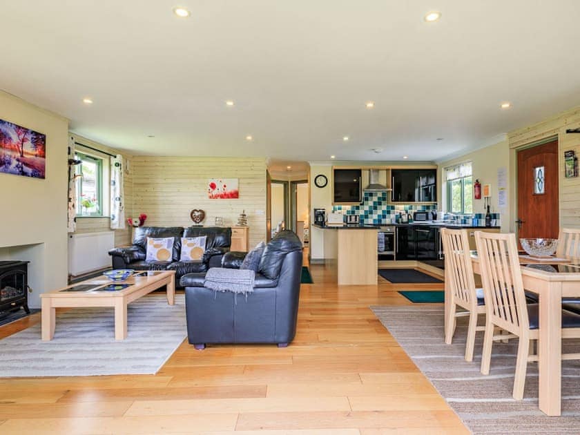 Open plan living space | Primrose Lodge - Higher Shorston Lakes and Lodges, Holsworthy, near Bude