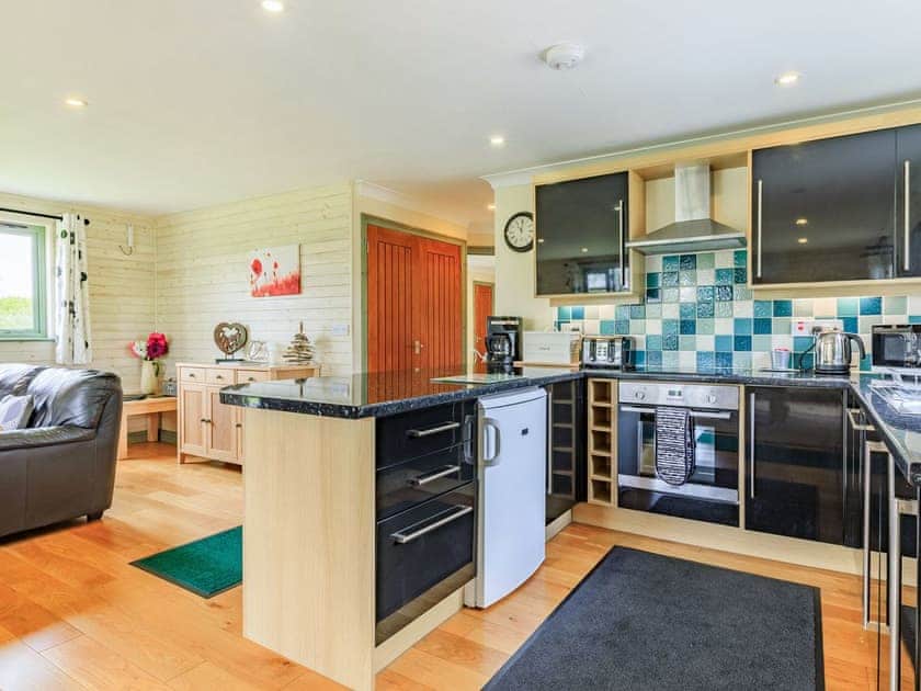 Kitchen | Primrose Lodge - Higher Shorston Lakes and Lodges, Holsworthy, near Bude