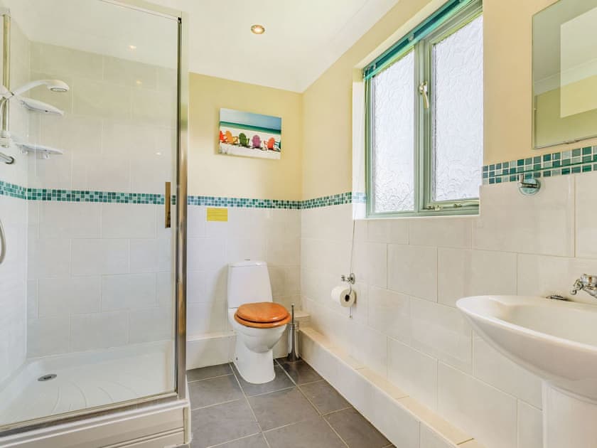 Shower room | Bluebell Lodge - Higher Shorston Lakes and Lodges, Holsworthy, near Bude