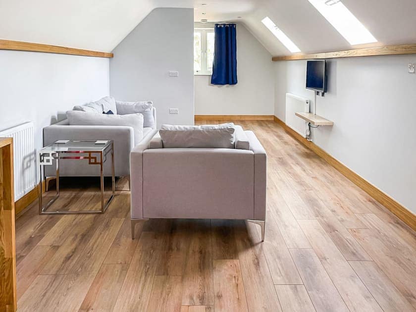 Living area | The Oaks - Hambledon Cottage Holidays, Child Okeford, near Blandford Forum