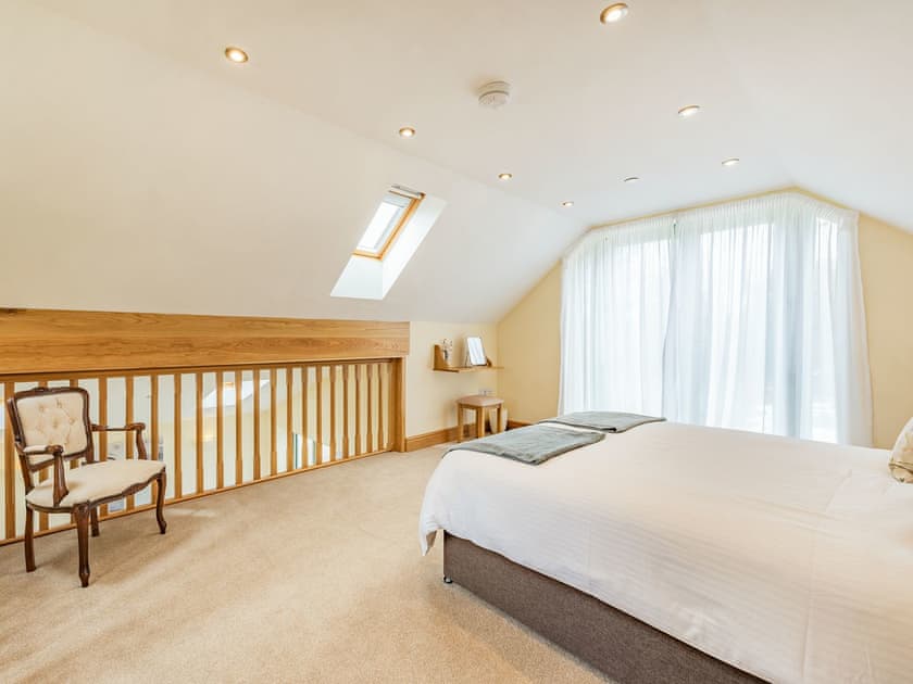 Double bedroom | The Old Cow Shed at Ty Hir, Cilcennin, near Aberaeron