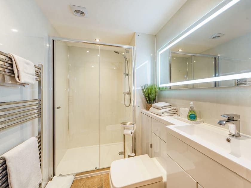 Shower room | The Old Cow Shed at Ty Hir, Cilcennin, near Aberaeron
