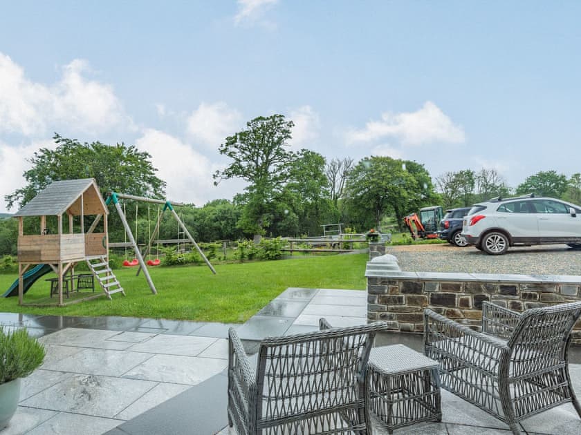 Patio | The Old Cow Shed at Ty Hir, Cilcennin, near Aberaeron