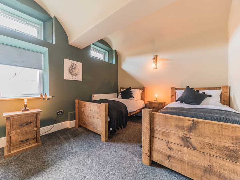 Twin bedroom | Hodbarrow House, Millom, near Haverigg