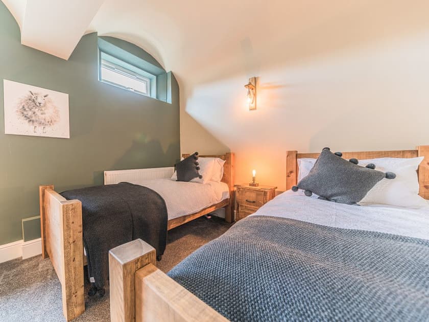 Twin bedroom | Hodbarrow House, Millom, near Haverigg