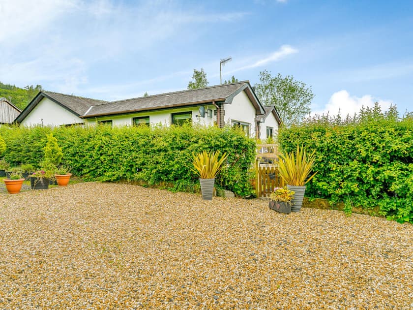 Garden | Cwtch Enrico - Hen Efail Holiday Cottages, Furnace, near Machynlleth