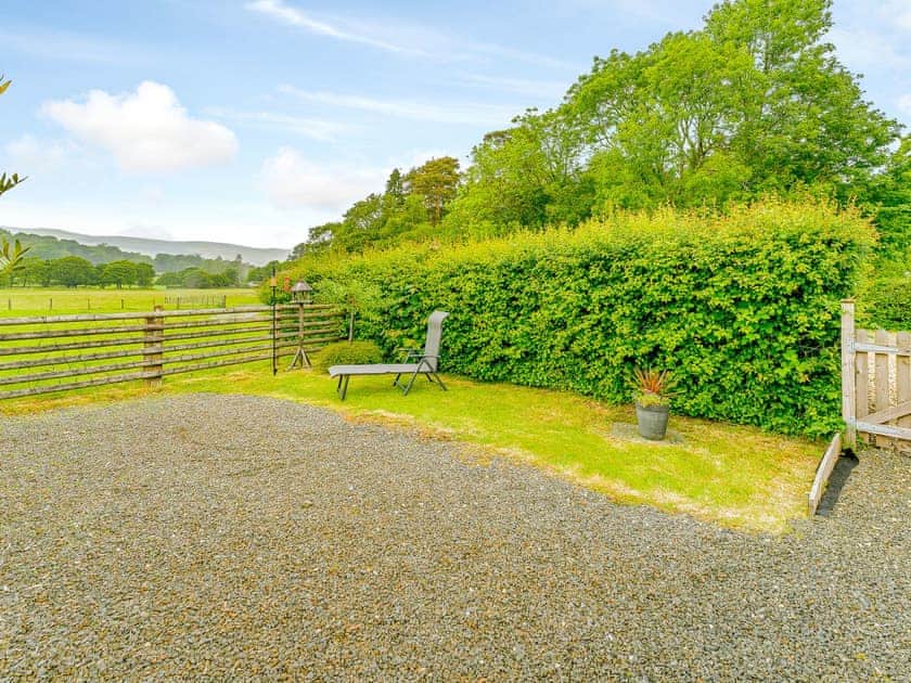 Garden | Cwtch Enrico - Hen Efail Holiday Cottages, Furnace, near Machynlleth