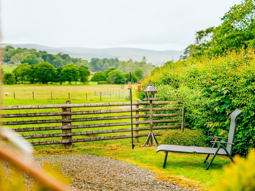 Garden | Cwtch Enrico - Hen Efail Holiday Cottages, Furnace, near Machynlleth