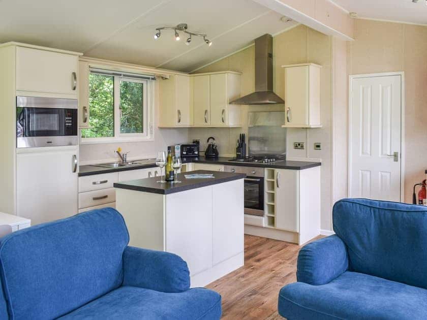 Open plan living space | The Caravan & Motorhome Club- The Cabin - The Caravan & Motorhome Club, Truro
