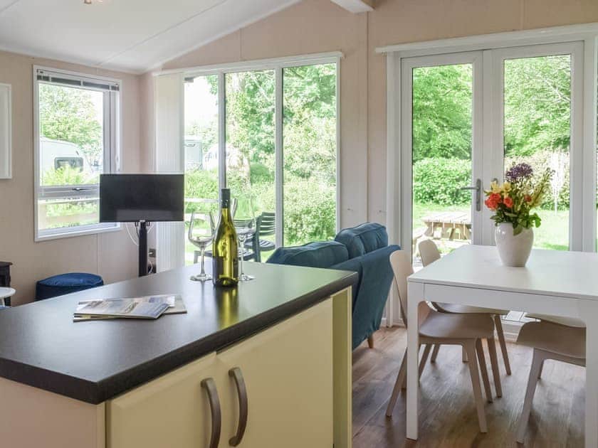 Open plan living space | The Caravan & Motorhome Club- The Cabin - The Caravan & Motorhome Club, Truro