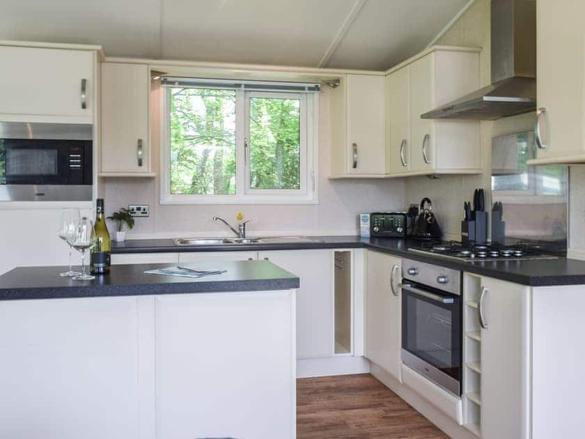 Kitchen area | The Caravan & Motorhome Club- The Cabin - The Caravan & Motorhome Club, Truro