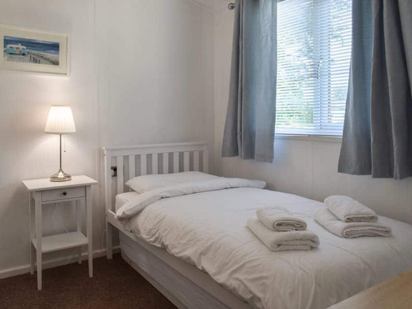 Twin bedroom | The Caravan & Motorhome Club- The Cabin - The Caravan & Motorhome Club, Truro