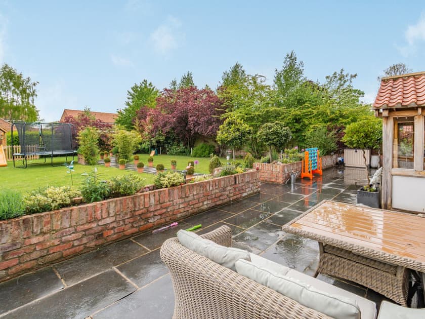 Patio | Chestnut Barn, Wold Newton, near Filey
