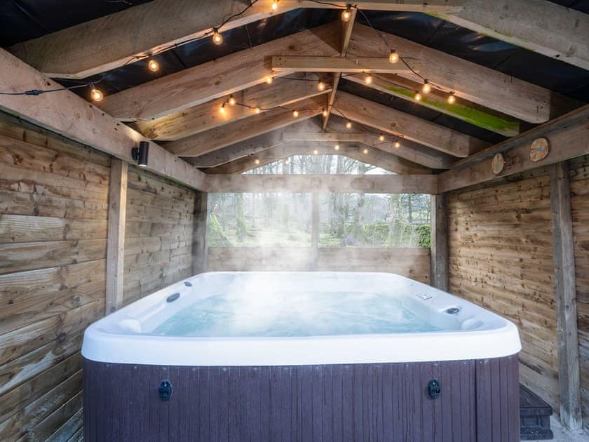 Hot tub | Butterfly Cottage, 