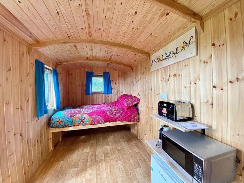 Open plan living space | Chelworth Shepherds Huts - Clover Shepherds Hut - Chelworth Shepherds Huts , Cricklade