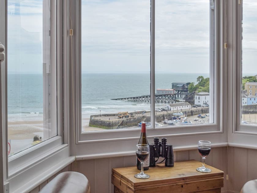 Coastal view from living area | Tenby Harbour View, Tenby