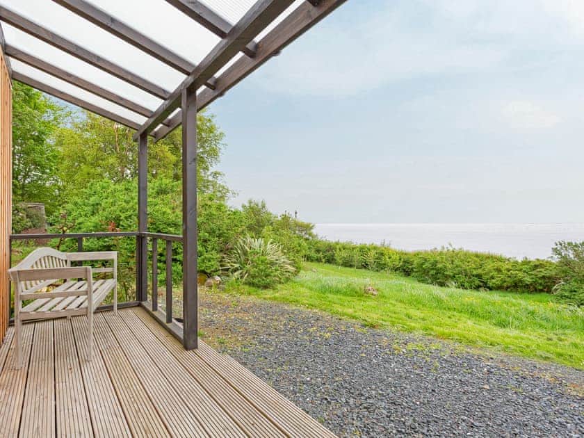 Decking looking toward Aultbea and the Atlantic | Am Bothan, Naast, near Poolewe
