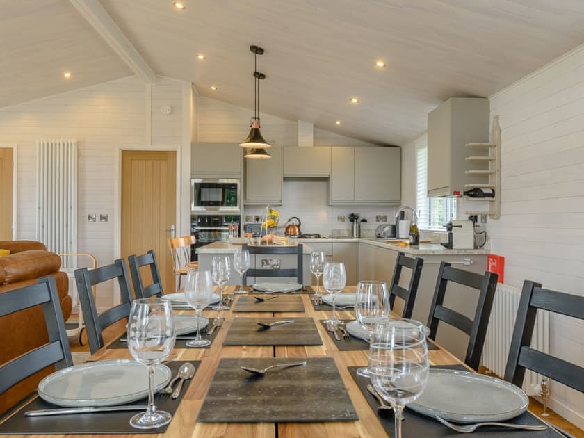 Dining Area | Mahonia Lodge, Mercia Marina, Willington