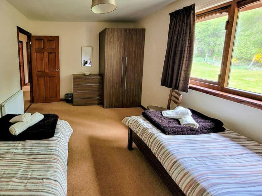 Twin bedroom | The Birches, Ardclach, near Nairn