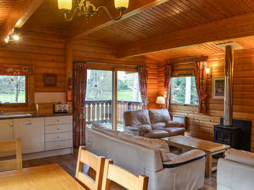 Open plan living space | Cosy Lodge - Wold Lodge Leisure, Kenwick, near Louth