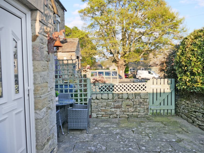 Sitting-out-area | Sweet Pea Cottage, Redmire, near Leyburn