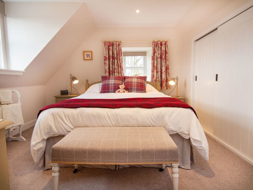 Double bedroom | Honeysuckle Cottage - Culmaily Farm, Golspie