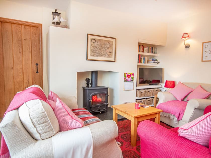 Living area | White Cottage - Culmaily Farm, Golspie
