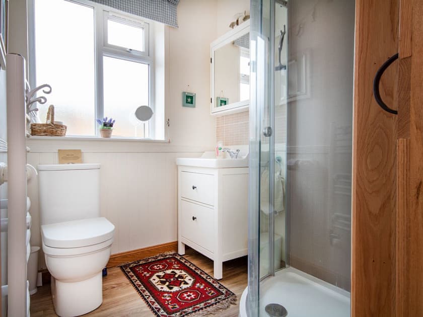Shower room | White Cottage - Culmaily Farm, Golspie