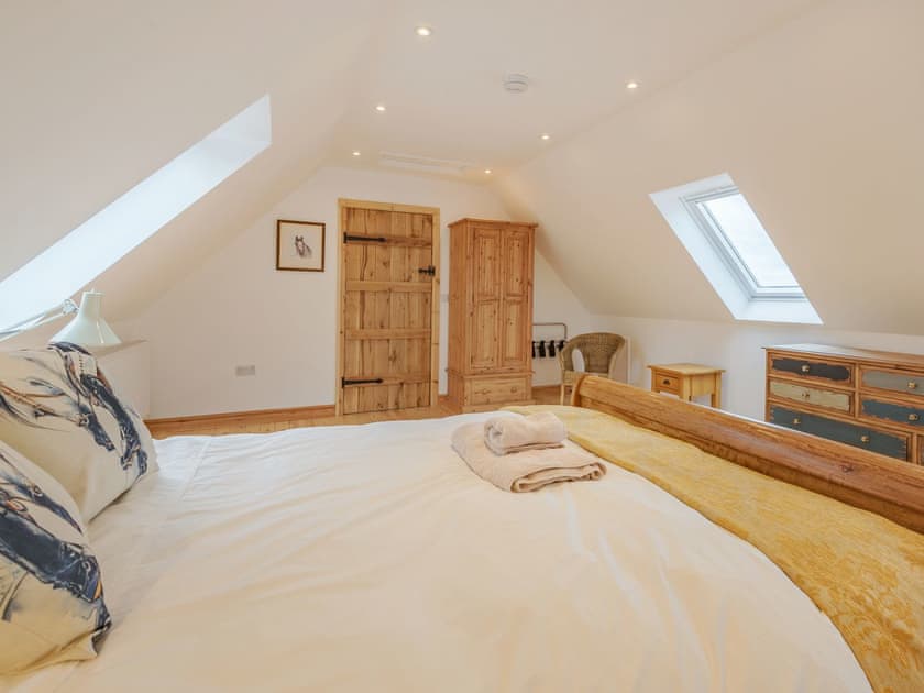 Double bedroom | The Groom’s Quarters - Panton House Farm, Wragby