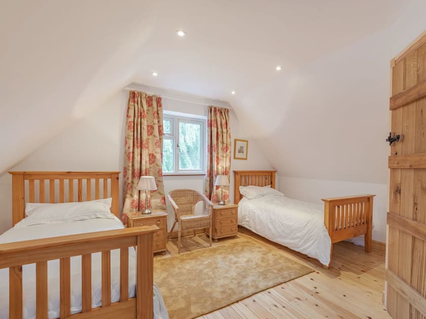 Twin bedroom | The Groom’s Quarters - Panton House Farm, Wragby